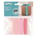 APLI 14785 - Stoffen linten tinten roze 4 u.