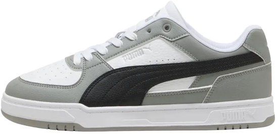 Puma Heren Caven III Sneakers Lifestyle Schoenen 404484 10 White-Black-Grey
