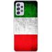 Samsung Galaxy A72 4G Drapeau italie Bedrukt siliconen hoesje