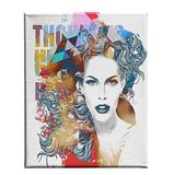 Homemania Wandfoto, dames, citaten, voor woonkamer, slaapkamer, meerkleurig, 45 x 3 x 70 cm, -HM20KNV45 x 70 – 58, polyester, hout