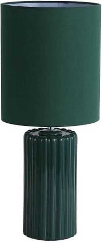 Searchlight Electric Searchlight Groene tafellamp Groove keramisch