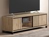 TRAVIRIS meuble TV-HiFi 3 portes 170 cm castella