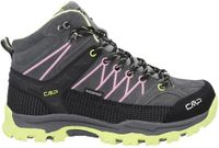 CMP Kinderwandelschoenen Rigel Mid Unisex Suède Rubber Grijs/Roze/Appel Maat 38
