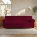 Sogni e Capricci Pets Elastische bankhoes Leslie, stof, bordeaux, 3-zits