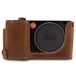 MegaGear MG1726 Ever Ready cameratas van echt leer, compatibel met Leica TL2, TL, donkerbruin