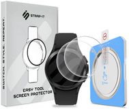 Strap-it 2-pack Screenprotector met One-Click Tool display bescherming geschikt voor Samsung Galaxy Watch 4 Classic 42mm