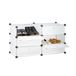 Wintem Schoenenrek met 10 modulaire planken, 40 x 30 x 17 cm, wit