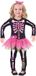 Amscan Verkleedset Skelet Meisjes Zwart/roze Mt. 110/116