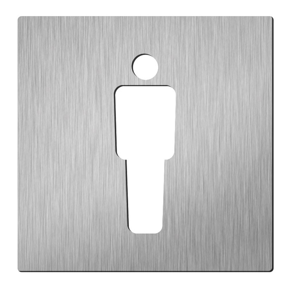 Didheya Pictogram vierkant man inox