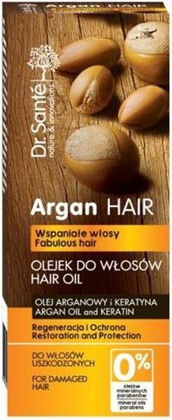 Dr. Santé Haarolie Arganolie en Keratine voor beschadigd haar 50ml