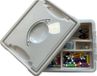Plasticforte Naaidoos/naaigerei opbergbox - bruin - 12L - 34 x 27 x 18 cm