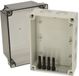 Fibox PCM 150/125 T 6016916 Universele behuizing 180 x 130 x 125 Polycarbonaat Grijs-wit (RAL 7035) 1 stuk(s)