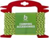 Bo-Camp - Scheerlijn op haspel - Ø 3 mm - 20 Meter - Reflecterend nylon
