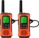Retevis RT45P PMR-Funkgeräte (IP67 wasserdicht, 16 Kanäle, VOX, LED-Taschenlampe, SOS-Alarm, wiederaufladbarer Akku für Erwachsene, geeignet für Jagd, Camping, Schwimmen). 2er-Pack