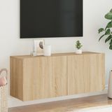 Maison Exclusive - meuble TV mural, chêne Sonoma, 100x30x41 cm