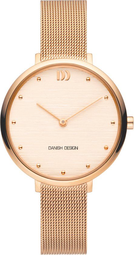 Danish Design Amelia Rosegold Rose Bark IV68Q1218 - Dameshorloge - Rosékleurig