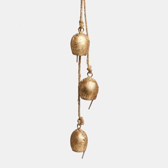 LOBERON Bel set van 3 Orelli antiekgoudkleurig
