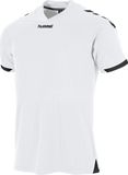 Hummel Fyn Shirt Korte Mouw Heren - Zwart / Wit | Maat: S