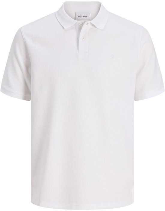 Jack & Jones Heren Polo regular fit Wit S Volwassenen