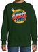 Bellatio Decorations Foute kersttrui / sweater My friend Santa is the best groen voor kinderen - kerstkleding / christmas outfit 110/116