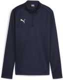 Puma Teamgoal Training 1/4 Zip Top Wmn Femme S Coton Bleu Perse-Puma White-Navy