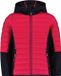 CMP Hybride gewatteerde jas met capuchon voor meisjes, 6 jaar, Polyester, Waterafstotend, Lange mouw, Carminio