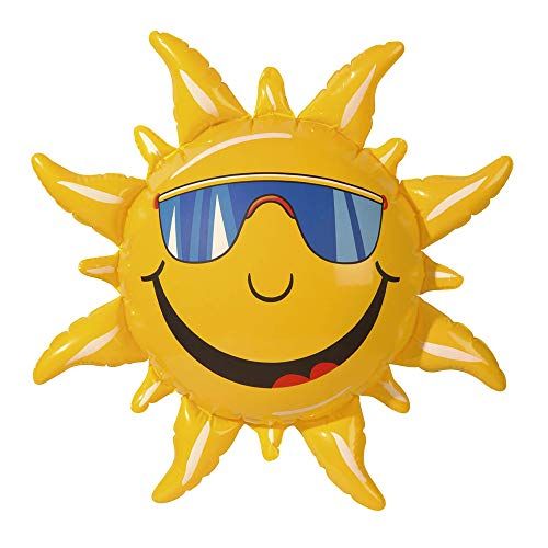 Widmann Opblaasbare zon - 60 cm - decoratie - strandfeest