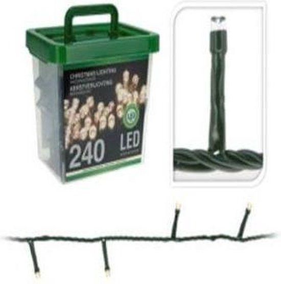 EGB Mini LED 240 lamps warm wit in opbergbox buiten