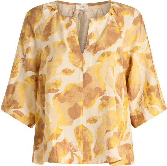 YEST Mylene Tops - Raffia/Multi Colour - maat 46