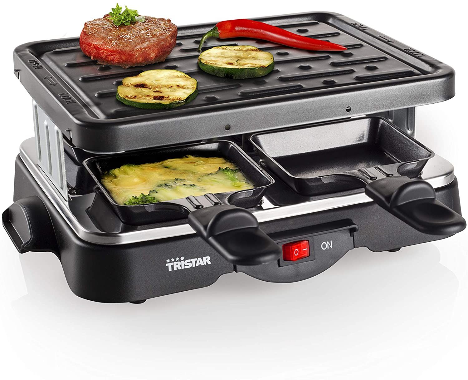 Tristar RA-2949 Raclette Grill - 4 Personen - Zwart