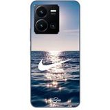 Nike Hoesje voor Vivo Y35 4G, wit, zee, zon
