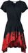 Innocent Megaera jurk Korte jurk zwart-rood 3XL Viscose Dames