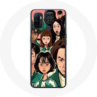 Oppo Hoesje voor Oppo A53 Inktvis Spel Poster karakters Fanart Lakokine