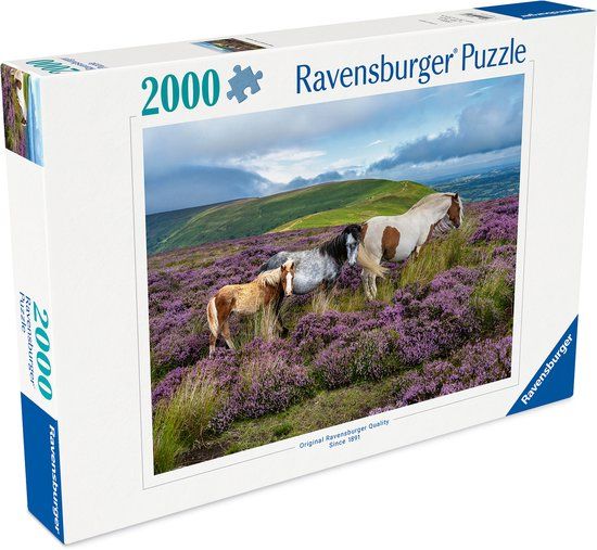 Ravensburger Wilde Paarden op de Hei Legpuzzel 2000 Stukjes