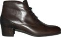 Durea 9795 Wijdte K Veterboots Dames Bruin Leer Maat 42