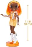 Rainbow High Poupée Mannequin Rainbow High S23 Michelle St Charles, 27 cm, Orange Fluo, Avec Accessoires