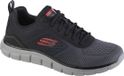 Skechers Track - Ripkent 232399-BKCC Mannen Grijs Trainingschoenen maat 39