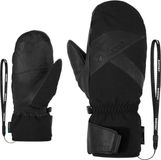 Ziener GETTERO AS(R) AW MITTEN ski handschoenen mannen zwart polyester waterdicht maat 10