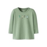 NAME IT BABY longsleeve met print - groen