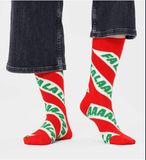 Happy Socks Fa La La La Sock - unisex sokken - Maat: 36-40