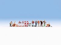 Noch Bouwvakkers & accessoires, Schaal H0, Kunststof, Plastic, Rubber