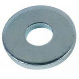 Fixtout Rondelle Plate Charpente M16 X 45 X 5 Mm Zinguée - Boîte de 50 Pcs Rc16x45x502b