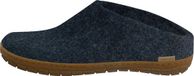 Glerups Unisex Pantoffels met Rubberen Zool - Denim - Maat 35