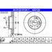 ATE Lot De 2 Disques De Frein 24.0122-0124.1 Mercedes-benz 201 421 13 12