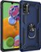 cofi1453® Housse fine en silicone TPU avec support annulaire à 360 degrés, housse de protection, étui de téléphone avec béquille, support de voiture magnétique, compatible avec iPhone Xs Max, bleu