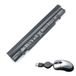 amsahr A42-U46-05 Vervangende batterij voor Asus A42-U46, U46E, U56 (5200mAh/74Wh, 14,4 V, 8 cells) - Omvat Mini Optische muis zwart