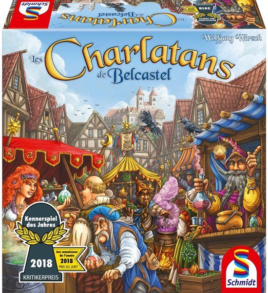 Merkloos Schmidt Spiele Bordspel Charlatans de Bescastel