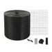 VEVOR Vogelbescherming voor zonnepanelen, 15,2 cm x 30,4 m, duivenafweer, zonne-installatierooster met 100 roestvrijstalen sluitingen, zonnepaneelbescherming met roestvrije pvc-coating, 1,27 cm