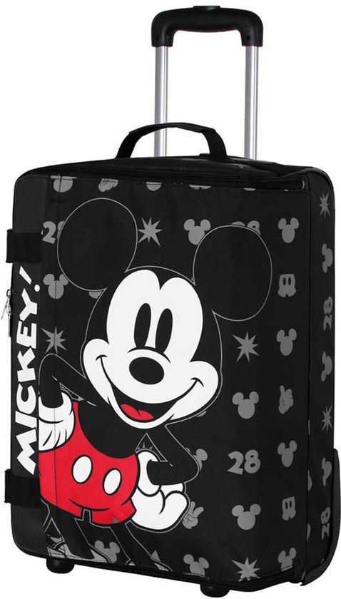 Karactermania Disney Mickey Mouse Handbagage Koffer Zwart