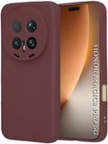 Techsuit Hoesje geschikt voor HONOR Magic8 Pro - Soft Flex Silicone Back Cover - Plum Red